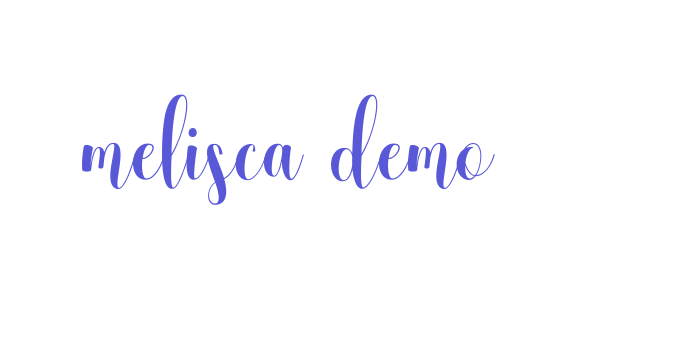 melisca demo Font Download