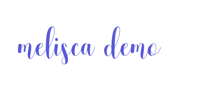 melisca demo Font