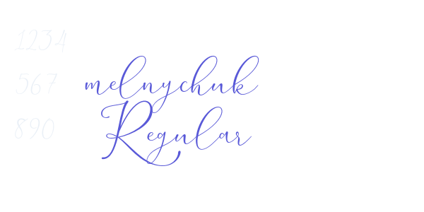 melnychuk Regular font free