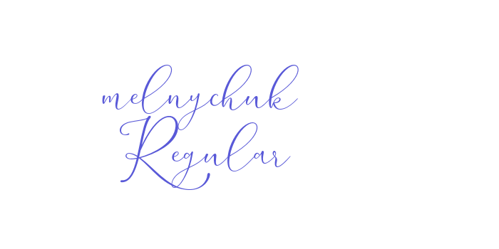 melnychuk Regular Font Download