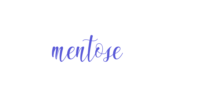 mentose Font