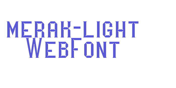 merak-light WebFont Font Download