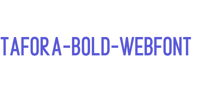 metafora-bold-webfont Font Download