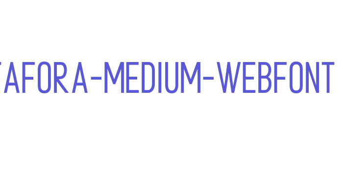 metafora-medium-webfont Font Download