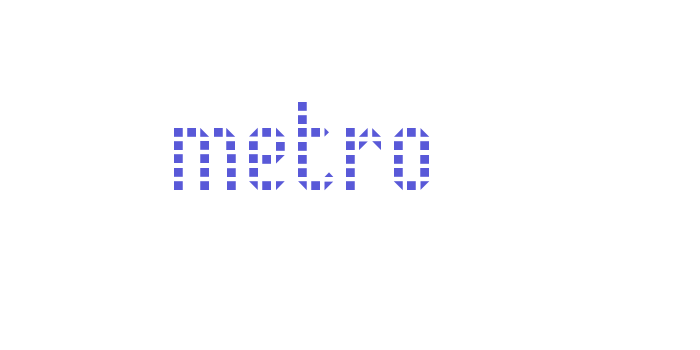 metro Font Download