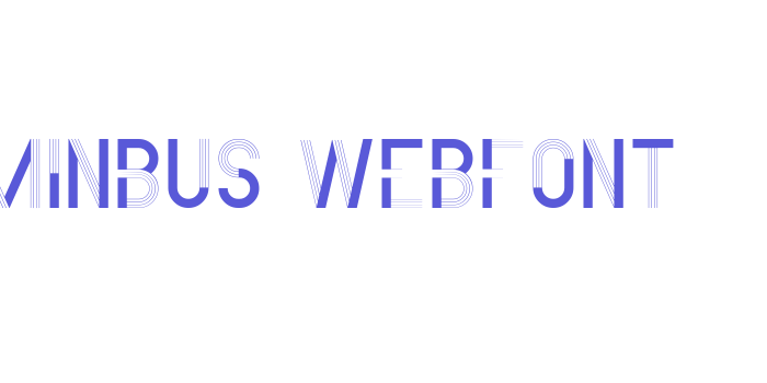 minbus-webfont Font Download