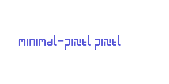 minimal-pixel pixel Font Download