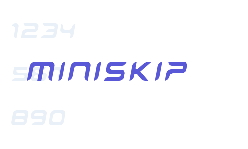 miniskip Font Download