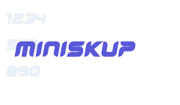 miniskup Font