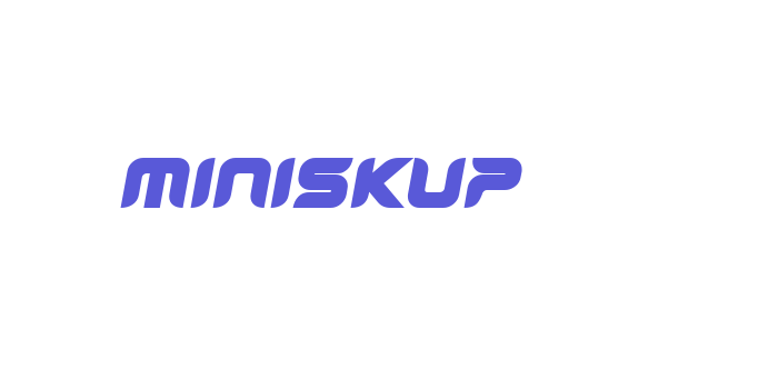 miniskup Font Download