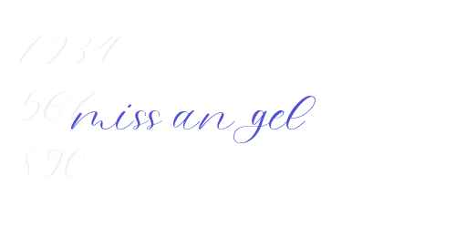 miss angel-font-download