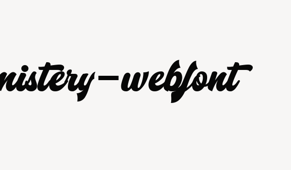 mistery-webfont Font