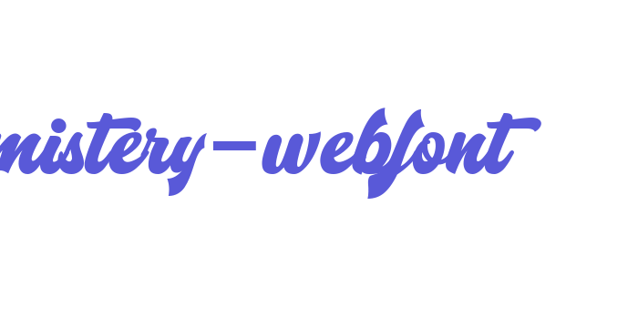 mistery-webfont Font Download