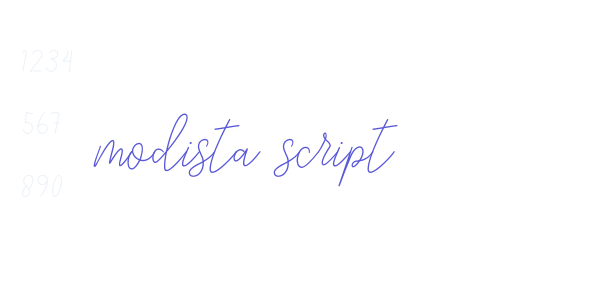 modista script font free