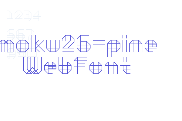 moku26-pine WebFont Font Download