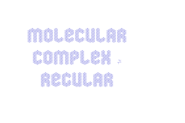 molecular complex 1 Regular Font