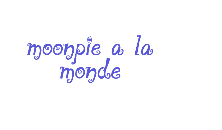 moonpie a la monde Font Download