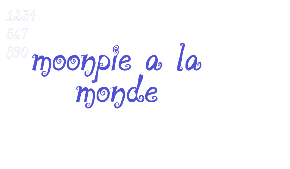 moonpie a la monde-font-download