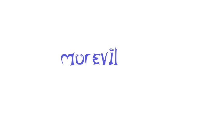 morevil Font Download