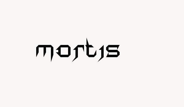 mortis Font