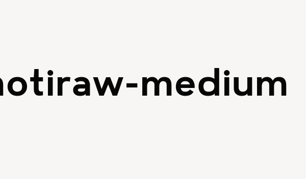 motiraw-medium Font