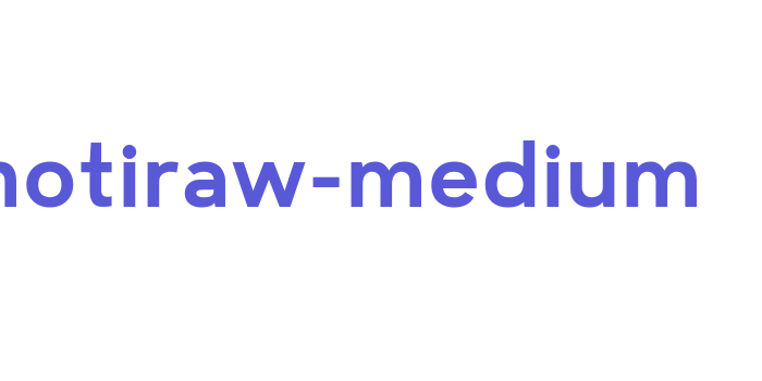 motiraw-medium Font Download