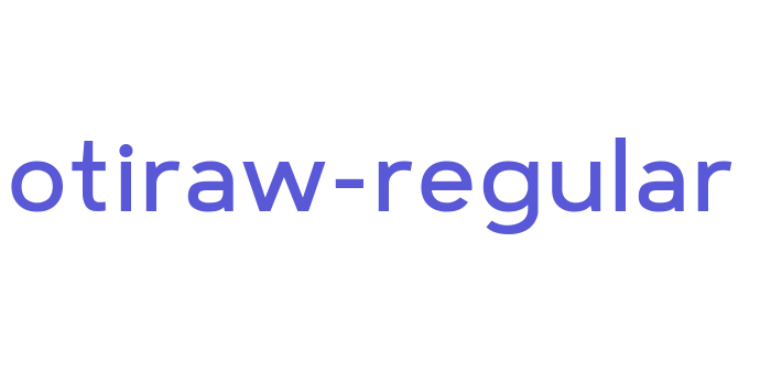 motiraw-regular Font