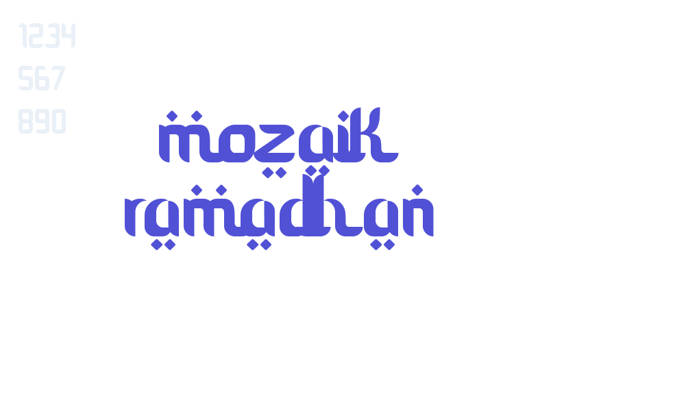 mozaik ramadhan-font-download