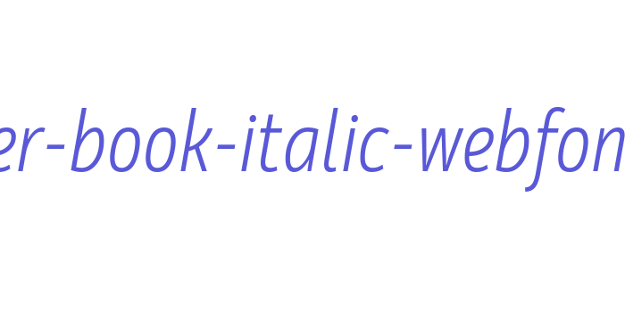 mozer-book-italic-webfont Font