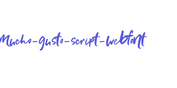 mucho-gusto-script-webfont Font Download