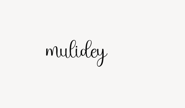 mulidey Font