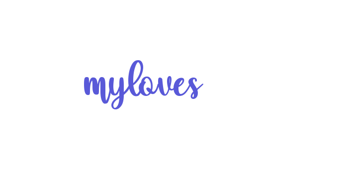 myloves Font Download