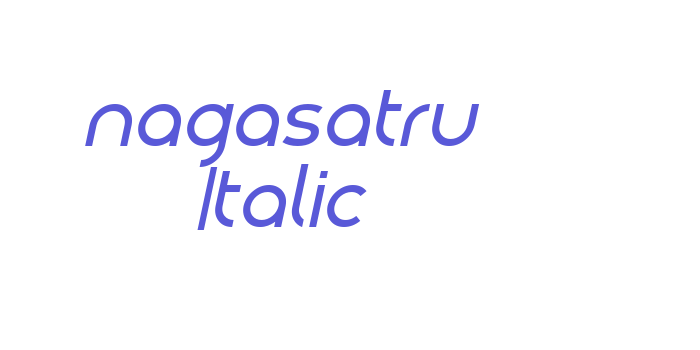 nagasatru Italic Font Download