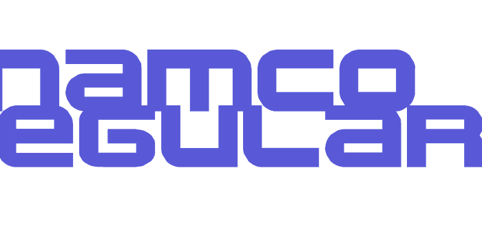 namco regular Font Download