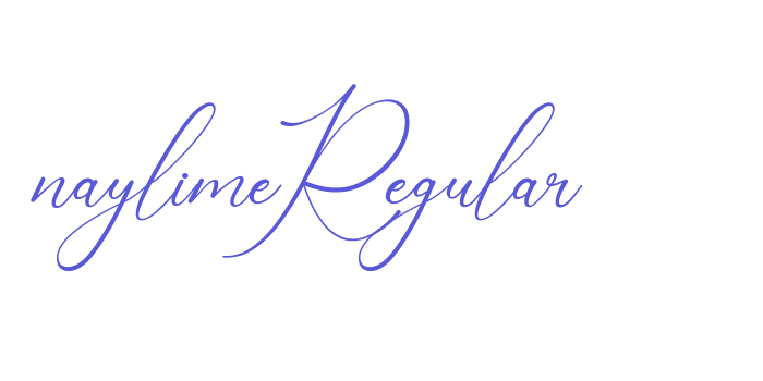 naylime Regular Font Download