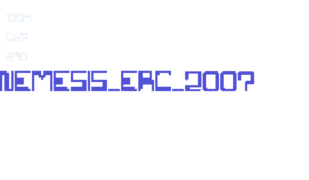 nemesis_erc_2007-font-download