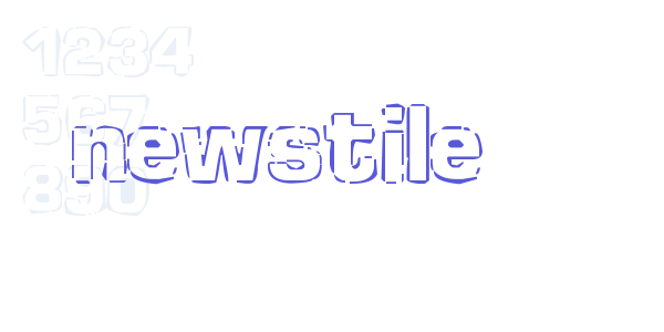 newstile font