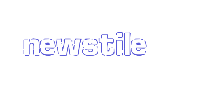 newstile Font Download