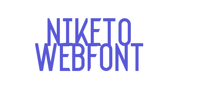 niketo WebFont Font Download