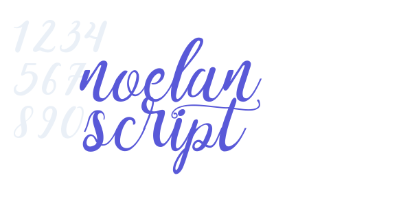 noelan script font free