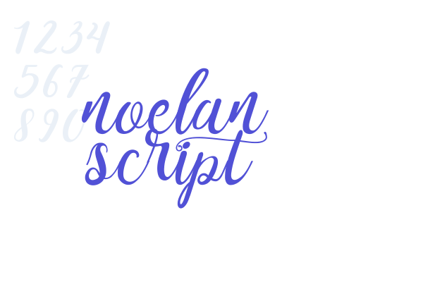 noelan script Font Download