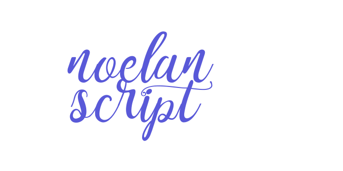 noelan script Font Download