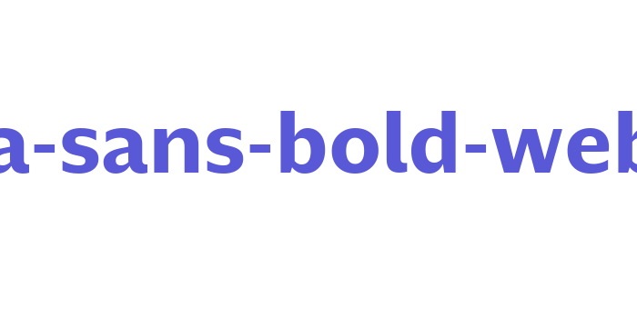 nomada-sans-bold-webfont Font Download