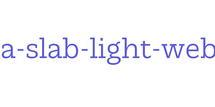 nomada-slab-light-webfont Font Download