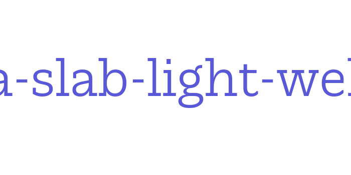 nomada-slab-light-webfont Font