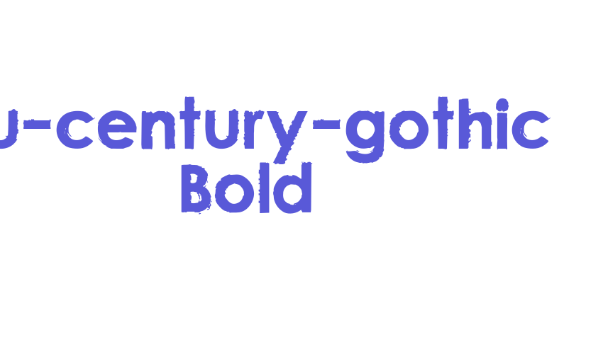 nu-century-gothic Bold Font Download