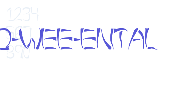 o-wee-ental font free