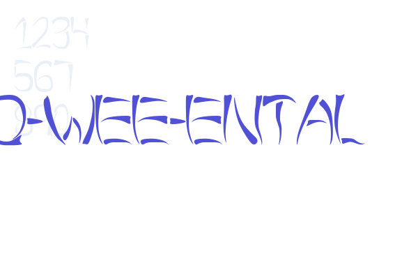 o-wee-ental Font Download