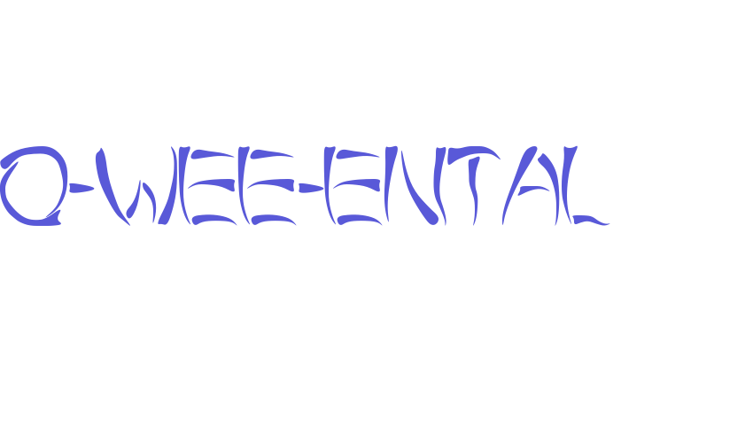 o-wee-ental Font Download