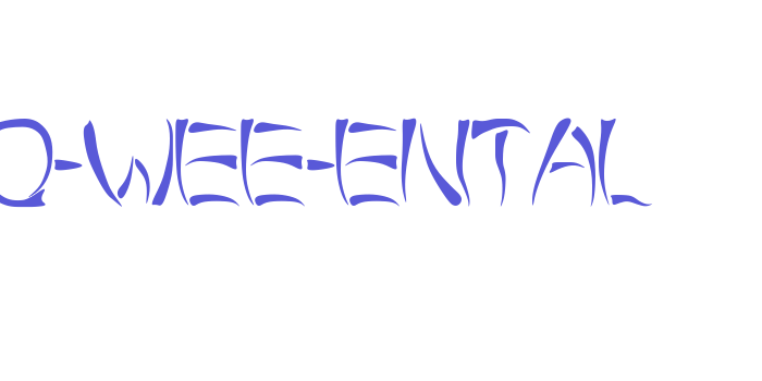 o-wee-ental Font Download